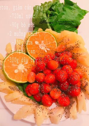 Hình của món Detox giảm cân ngày 3.