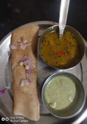 A picture of Onion Dosa.