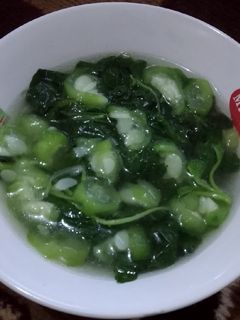 Foto resep Sayur Bayam & Oyong