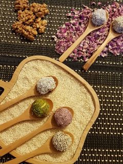 عکسی از دستور ترافل خرمایی یا توپک خرمایی