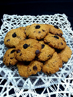 Foto principal de Galletas de avena arándanos y chips de chocolate (sin azúcar)