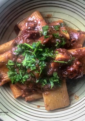 Foto di Paccheri rigati con ragù di polpo