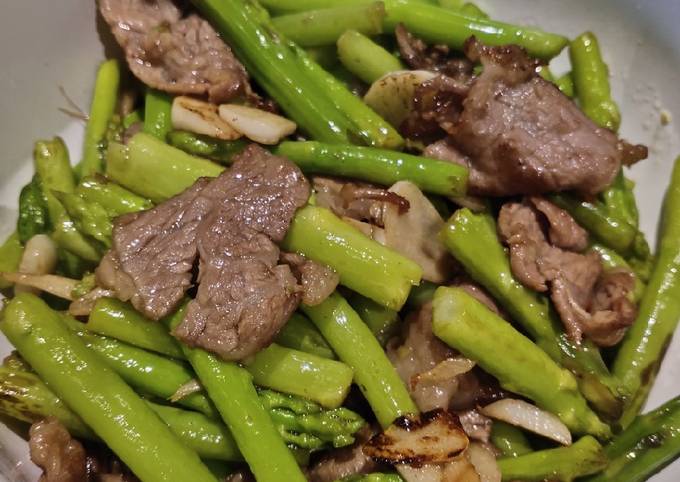 Recipe of Speedy Beef with Asparagus