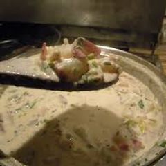 A picture of Ed's Easy Clam Chowder.