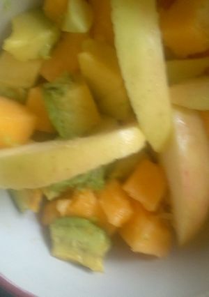 A picture of Apple salad.