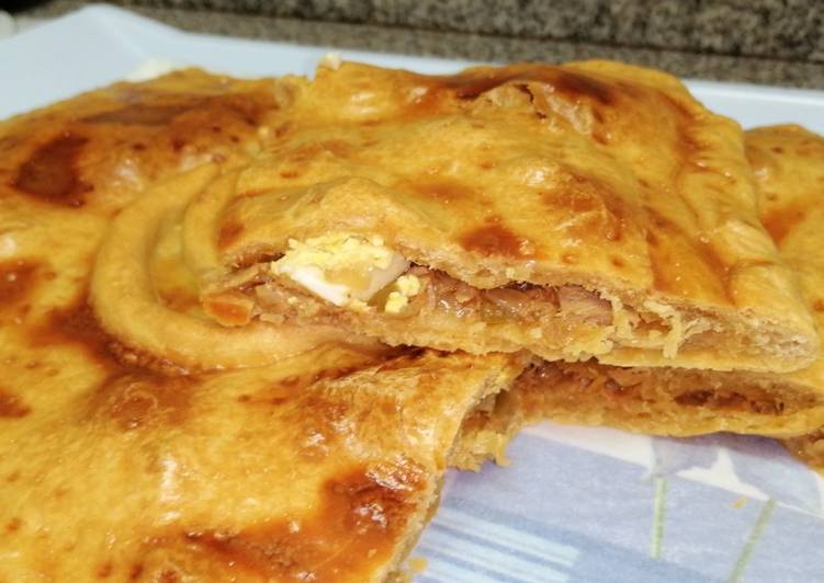 Empanada de atún/ masa sin levadura