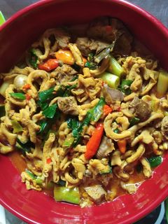 Foto resep Oseng usus ayam