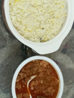 صورة لوصفة ايدام لحم مع رز 🥘