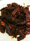 Rendang belut