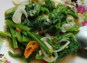 Foto resep Tumis pucuk labu kuning