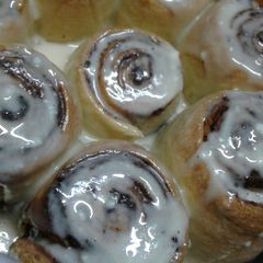 A picture of Cinnamon rolls.