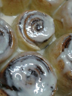 A picture of Cinnamon rolls.
