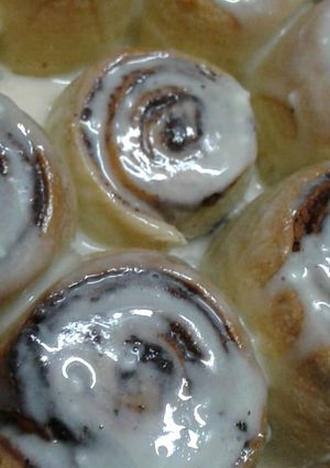 A picture of Cinnamon rolls.