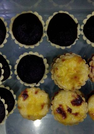 Foto resep Hokkaido cheese tart and brownies pie