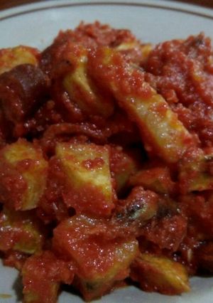 Foto resep Balado kentang udang pedas manis