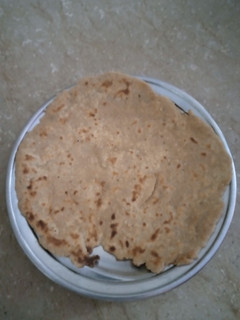 A picture of Cheeni paratha.