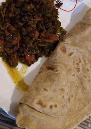 A picture of Chana masala.