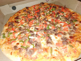 Beef pizza