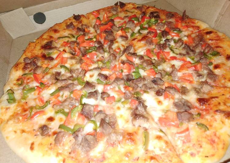 Step-by-Step Guide to Prepare Quick Beef pizza