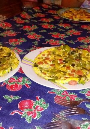 Una foto de Tortilla de zapallito