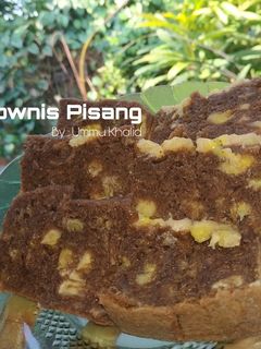 Foto resep Brownis Pisang