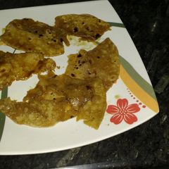 A picture of Jaggery Roti.