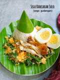 Sego bancakan khas Solo (sego gudangan)