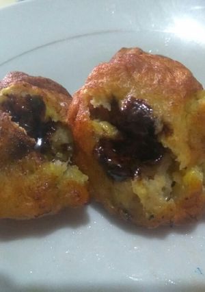 Foto resep Godok pisang coklat lumer