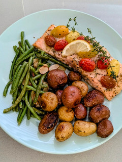 A picture of Salmon Dinner.