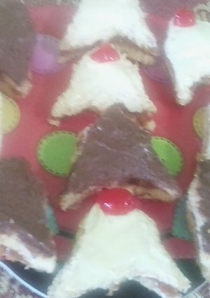 Una foto de Alfajores campana navideñas