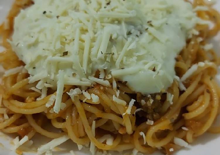 Spaghetti Brulee Simple No Oven