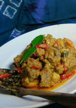 Foto resep Daging bumbu pedas