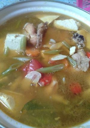 Foto resep Pindang ayam tahu