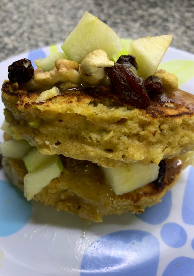 Una foto de Buñuelitos de avena y manzana