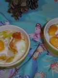 Baked Eggs, Tomatoes & Smoked Scamorza Cheese