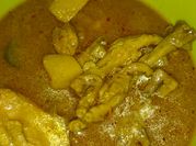 Gambar opor ayam bumbu kuning kampung