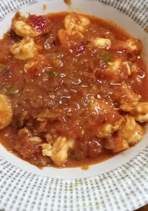 A picture of Prawns masala#endofyearchallenge.