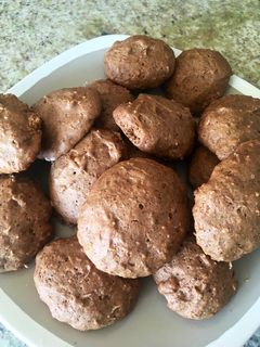 Una foto de Galletas de chocolate y coco
