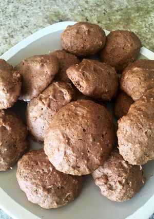 Una foto de Galletas de chocolate y coco