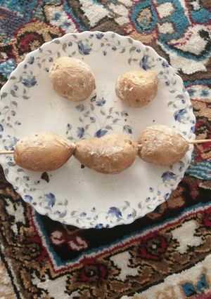 عکسی از دستور سیب زمینی نمکی😍