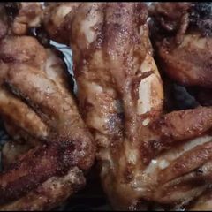 Hot chilli buffalo wings A picture of Hot chilli buffalo wings.