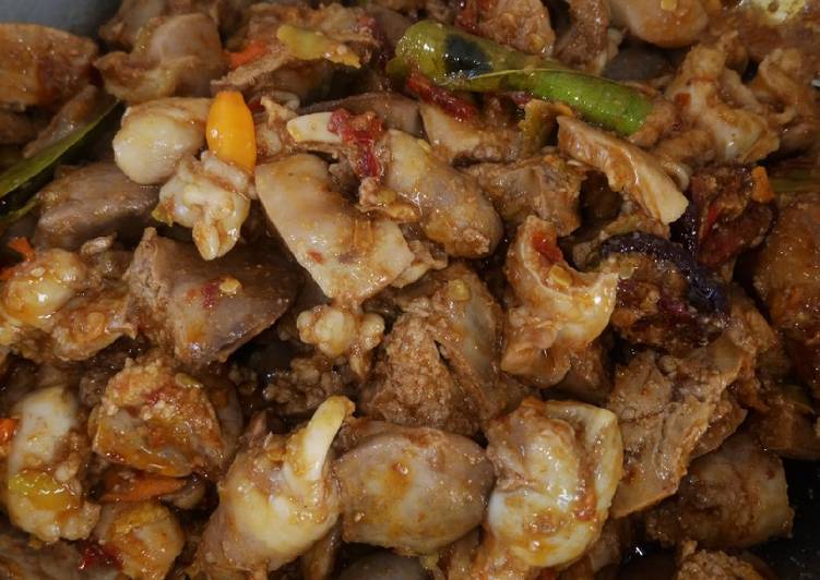 Bumbu Sambal hati ampela | Langkah Membuat Sambal hati ampela Yang Enak Banget