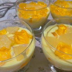 Mango Custard 🍮 A picture of Mango Custard 🍮.