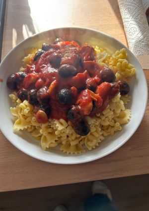 Une photo de Pâtes à la sauce maison
