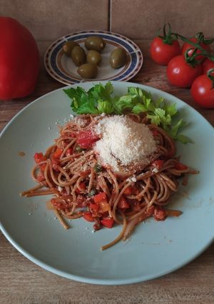 Zdjęcie przepisu Spaghetti al tonno.
