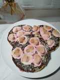 Pizza Topping Coklat Dan Marshmallow