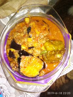 صورة لوصفة مسقعة باللحمة المفرومة ❤