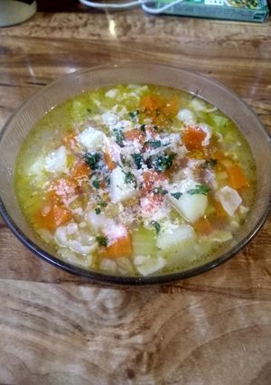 Una foto de Sopa cultivateur a la Diaz