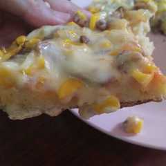 รูปของ Corn pizza melted cheese