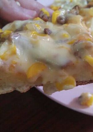 Foto resep Corn pizza melted cheese